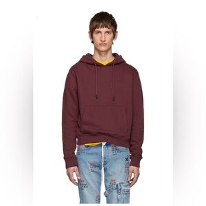 OFF-WHITE
Burgundy Logo Slim Hoodie Sz M
